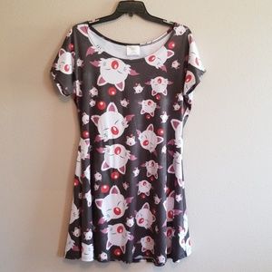 Custom Made Final Fantasy Moogle Skater Dress